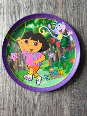 Vintage 2005 Dora the Explorer Kids Plate